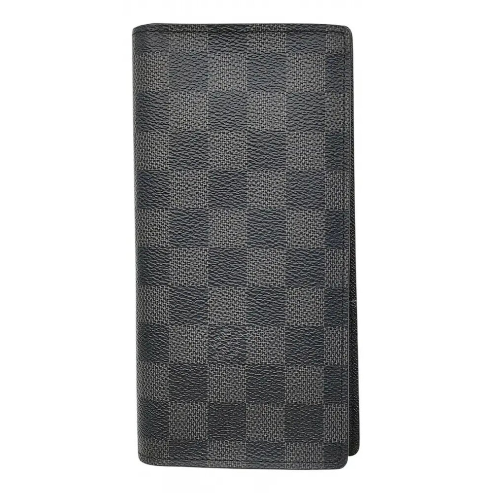 Authentic Louis Vuitton Damier Graphite Portefeuille Brazza Wallet - Picture 2 of 9